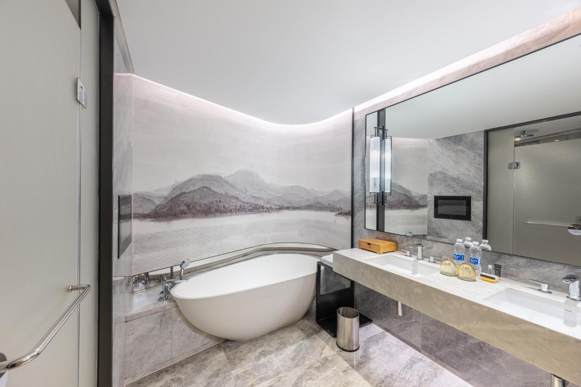 Sheraton Grand Hangzhou Binjiang Hotel מראה חיצוני תמונה
