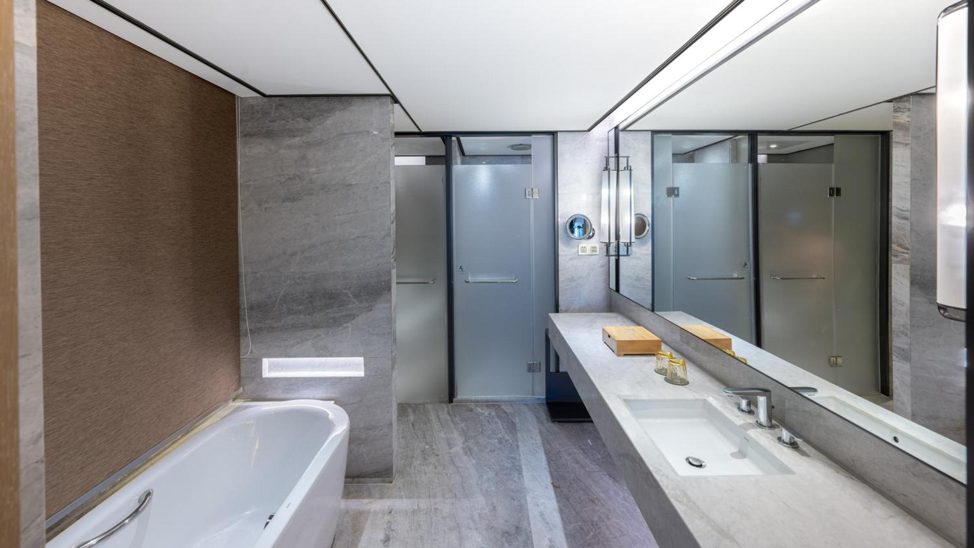Sheraton Grand Hangzhou Binjiang Hotel מראה חיצוני תמונה