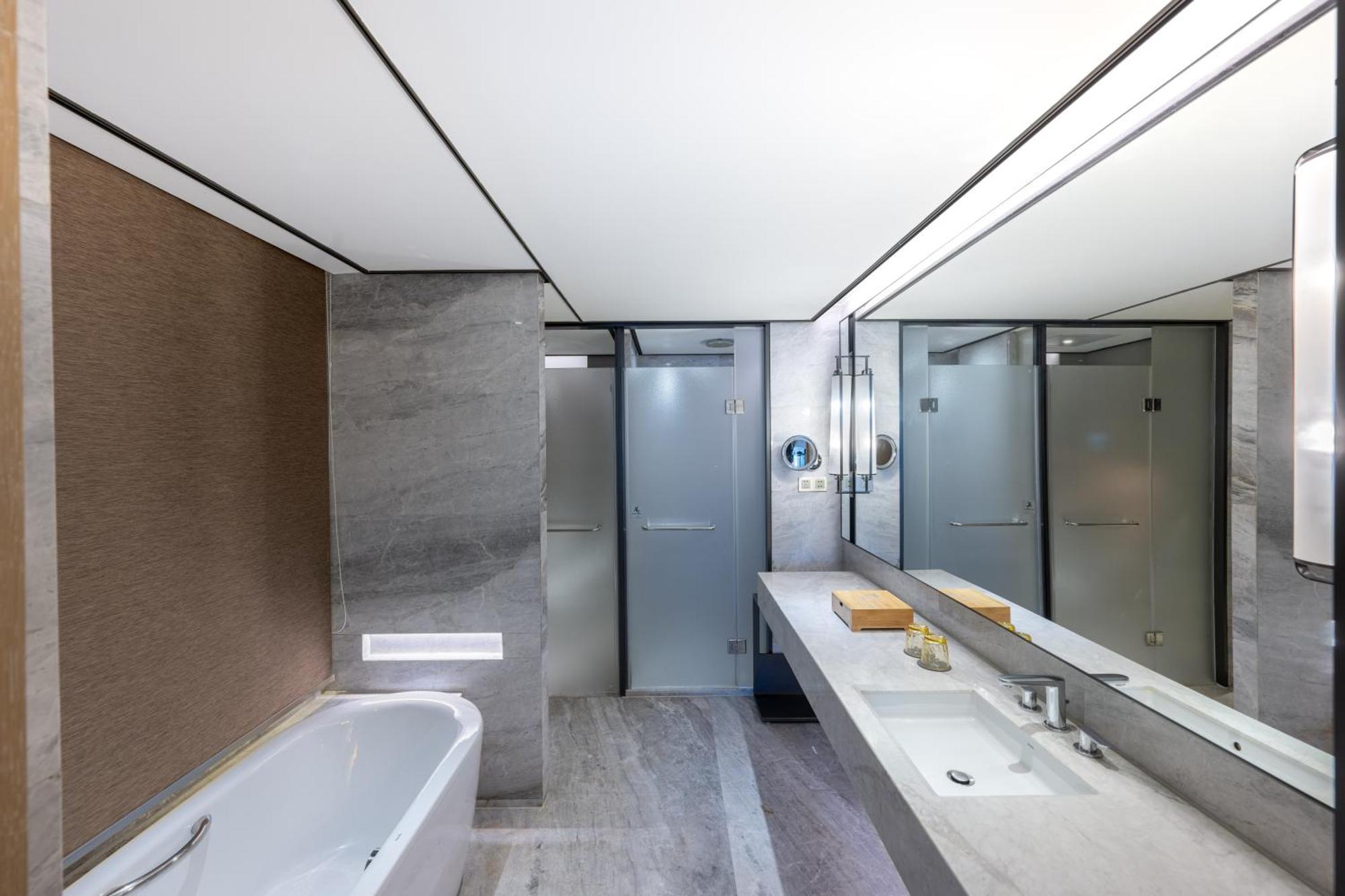 Sheraton Grand Hangzhou Binjiang Hotel מראה חיצוני תמונה