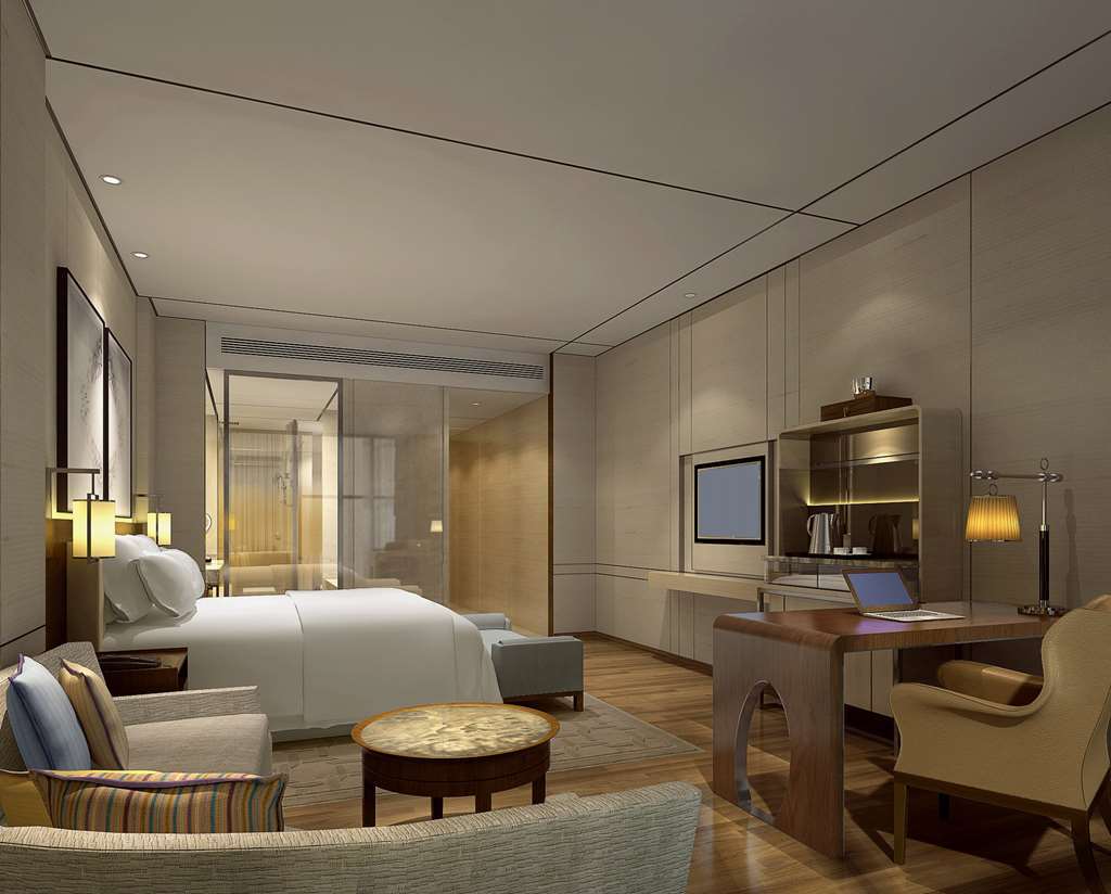 Sheraton Grand Hangzhou Binjiang Hotel חדר תמונה